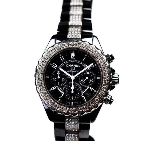 Chanel J12 Chronograph H1706 41mm COSC Automatic Retail $35,800 Full D