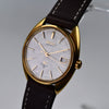 Grand Seiko 5645-7005 18k Yellow Gold 1973 Automatic Hi-Beat 35mm Rare Linen