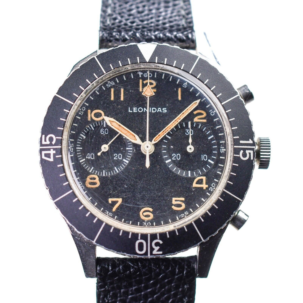 Leonidas 1960's CP-2 Italian Military Issue Valjoux 222 Flyback Chrono 43mm