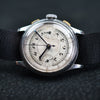 1940s Two Register Pulsations Steel Chronograph Fixed Lugs 33mm Column Wheel