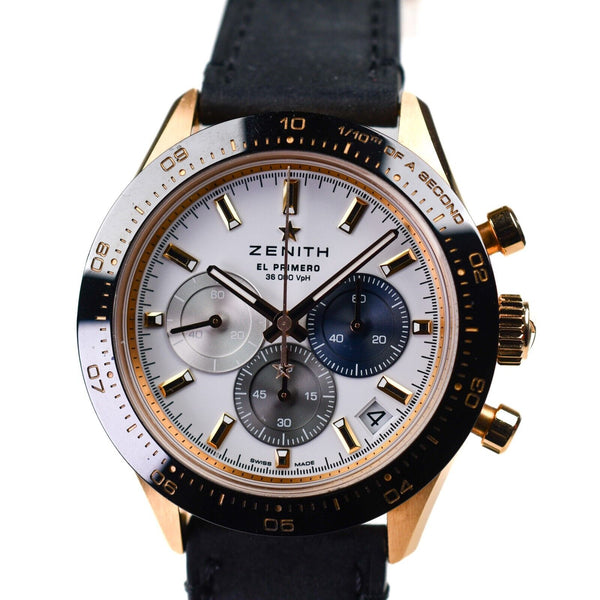 Zenith Chronomaster Sport 18.3100.3600/69.C920 18k Rose Gold 40mm Retail $23,000