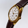 Grand Seiko 5645-7005 18k Yellow Gold 1973 Automatic Hi-Beat 35mm Rare Linen