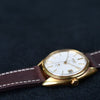 Grand Seiko 5645-7005 18k Yellow Gold 1973 Automatic Hi-Beat 35mm Rare Linen