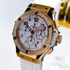 Hublot Big Bang 301.PE.230.RW.114 18k Rose Gold $43,600 44mm Factory Diamonds