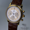 Omega Tridor Chronograph 1984 145.0041 Caliber 861 White Rose Yellow 18k Rarity